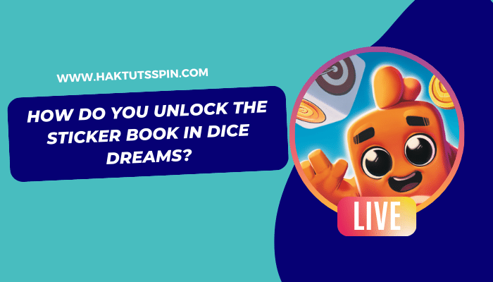 sticker book in dice dream